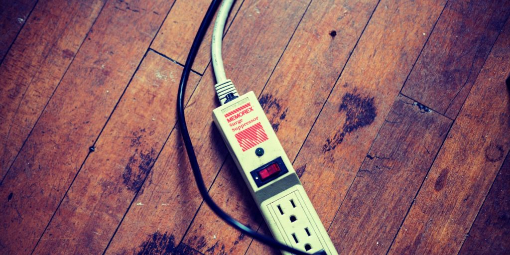 Surge Protector Improve Workspace