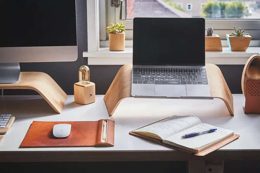 aesthetic monitor stands for home office