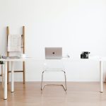 productivity through minimalist home office