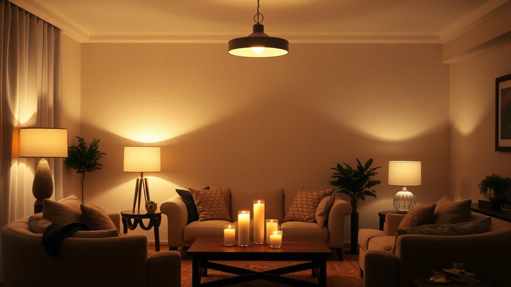 adjustable lighting for atmosphere