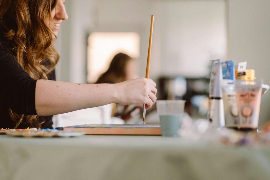 art enhances workspace creativity