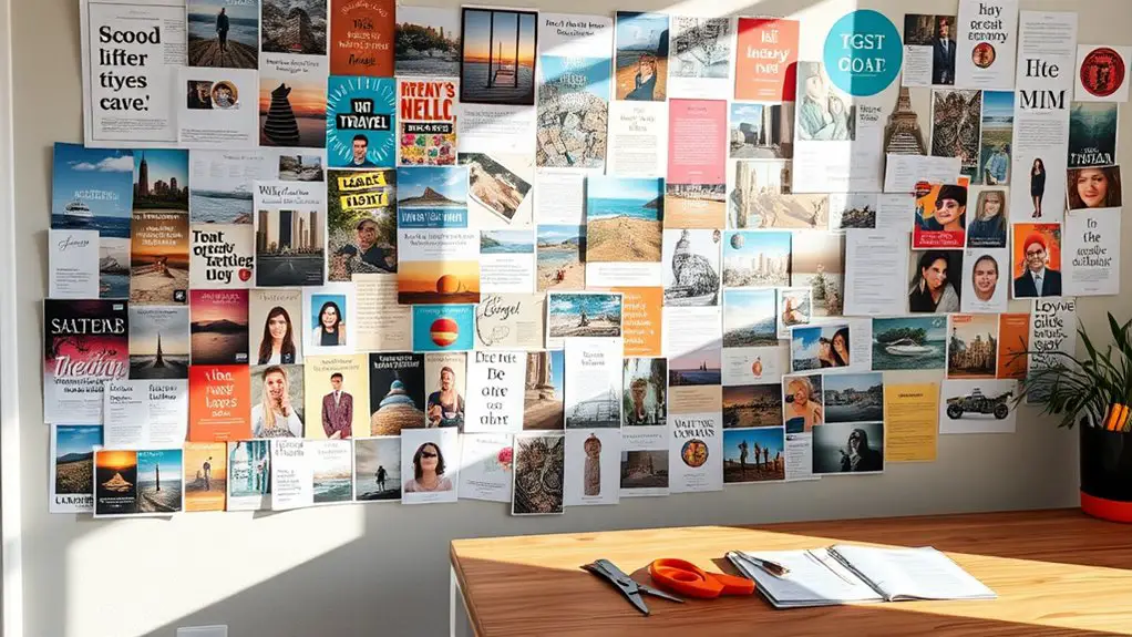 assemble your vision board