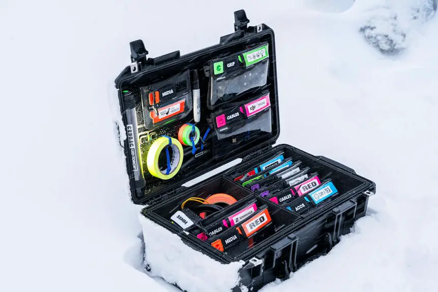 color code cables for organization