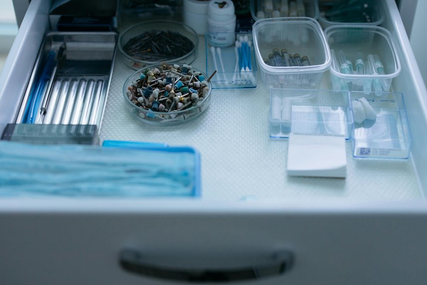 drawer organization maintenance schedule