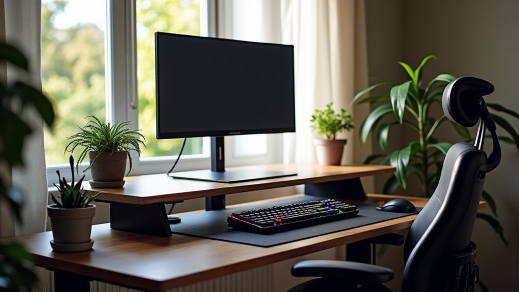 ergonomic coding workspace setup