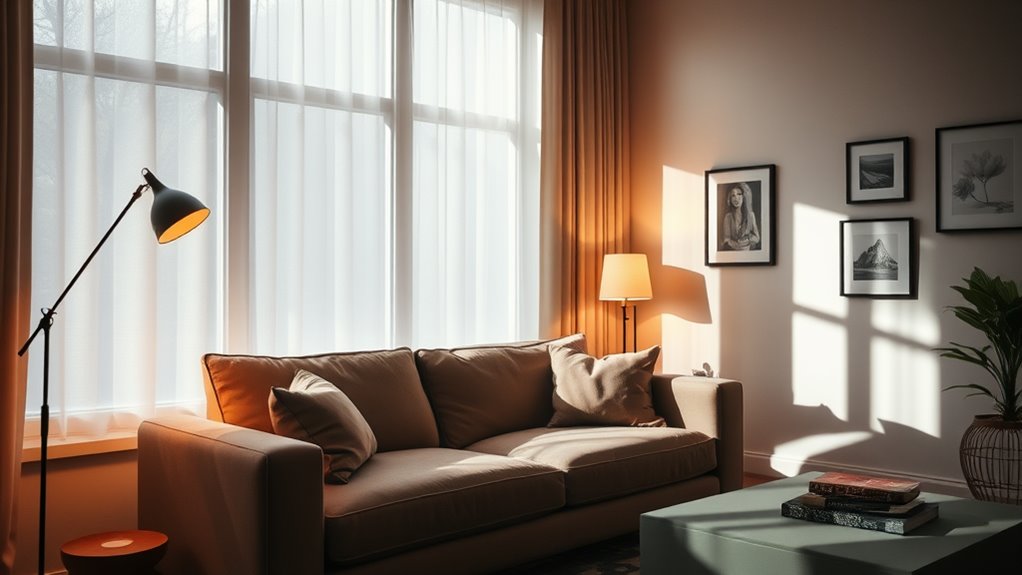 lighting layers enhance ambiance