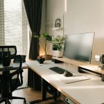 mini plants enhance desk aesthetics