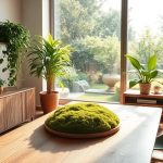 nature inspired calming workspace design
