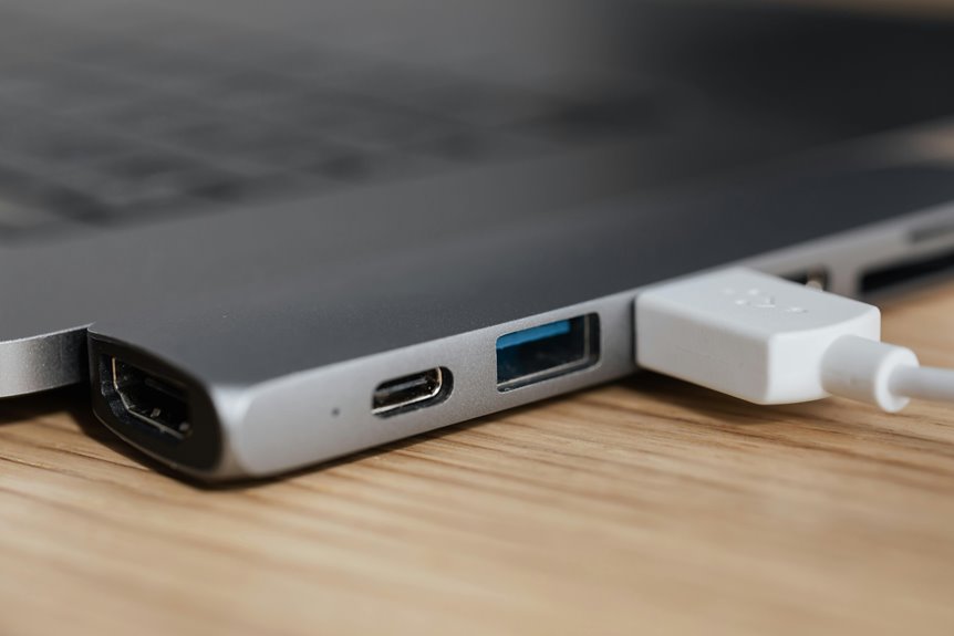 organized laptop cable solutions