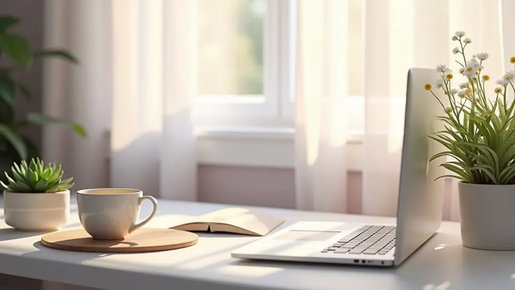 soothing workspace color schemes