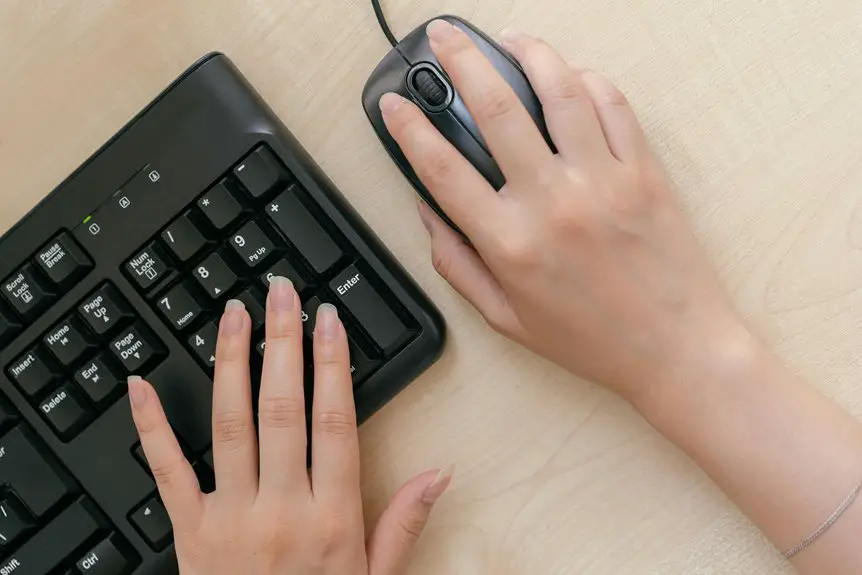 wrist position for comfort