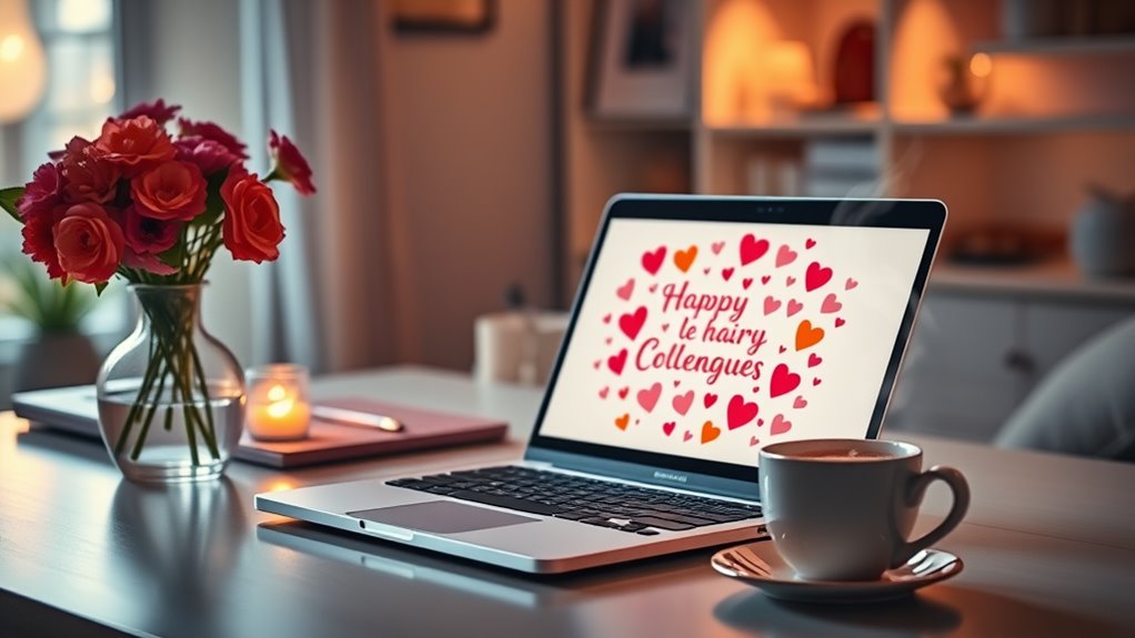 brighten colleagues day thoughtfully