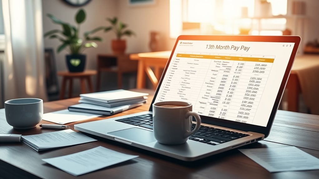 calculating 13th month pay
