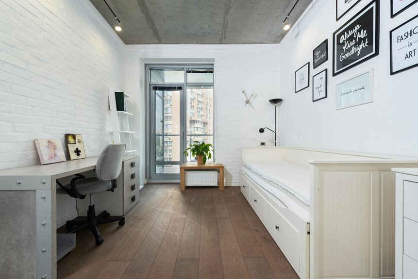 compact desk with storage