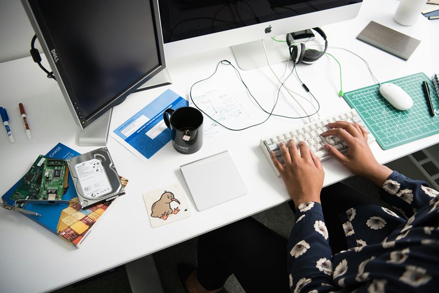 conceal wires on desk