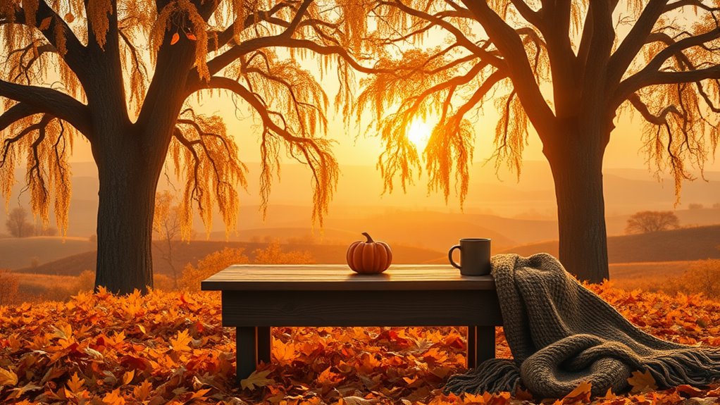 cozy autumn zoom backgrounds