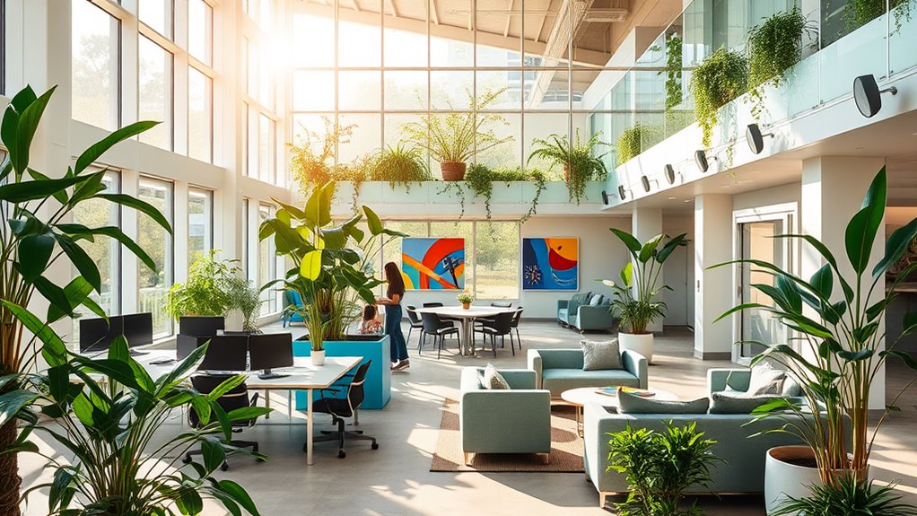 creative collaborative vibrant workspace