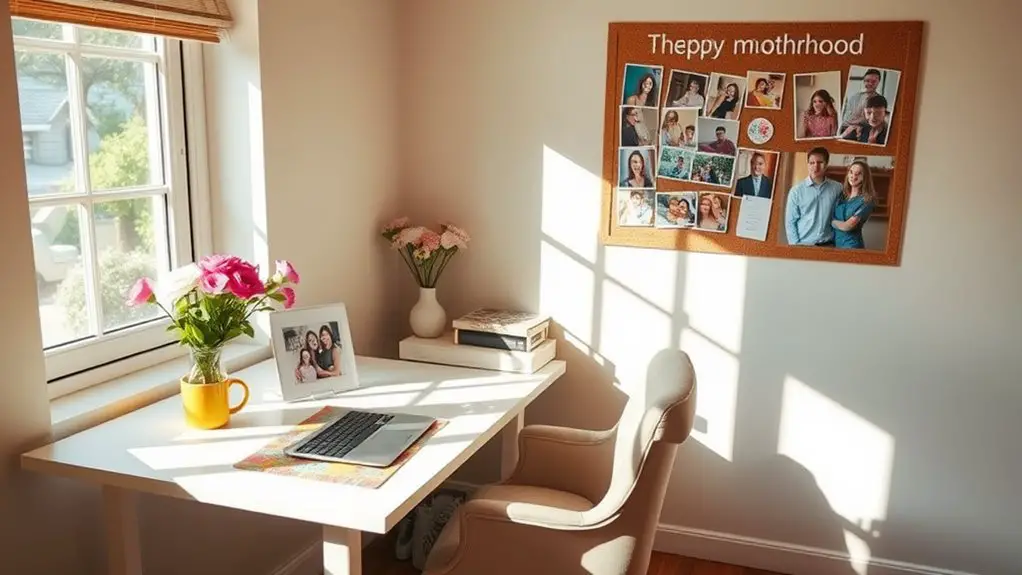 dedicated and organized workspace