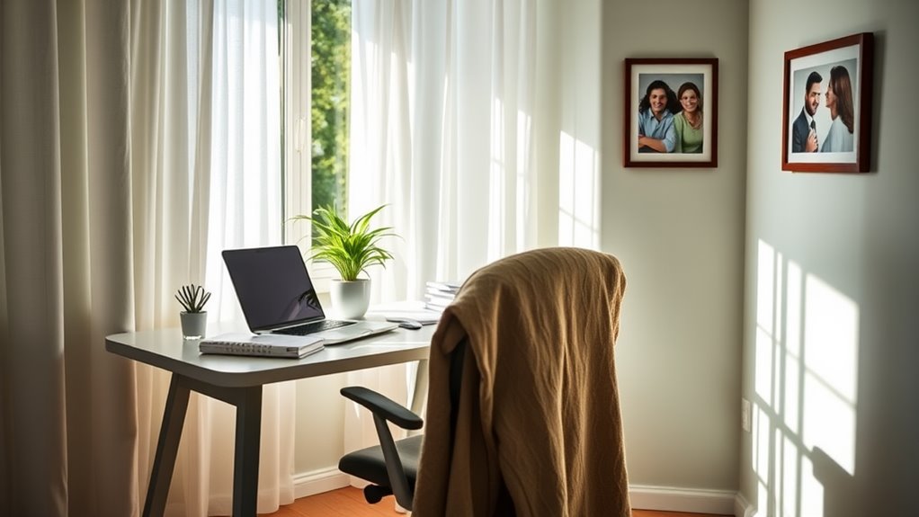 dedicated organized inspiring workspace