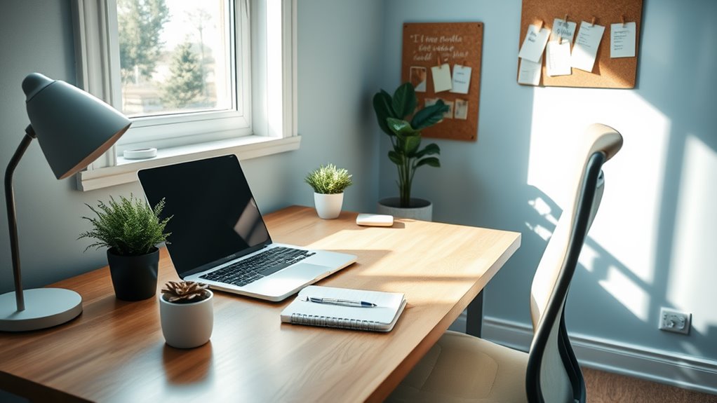 designate a focused workspace