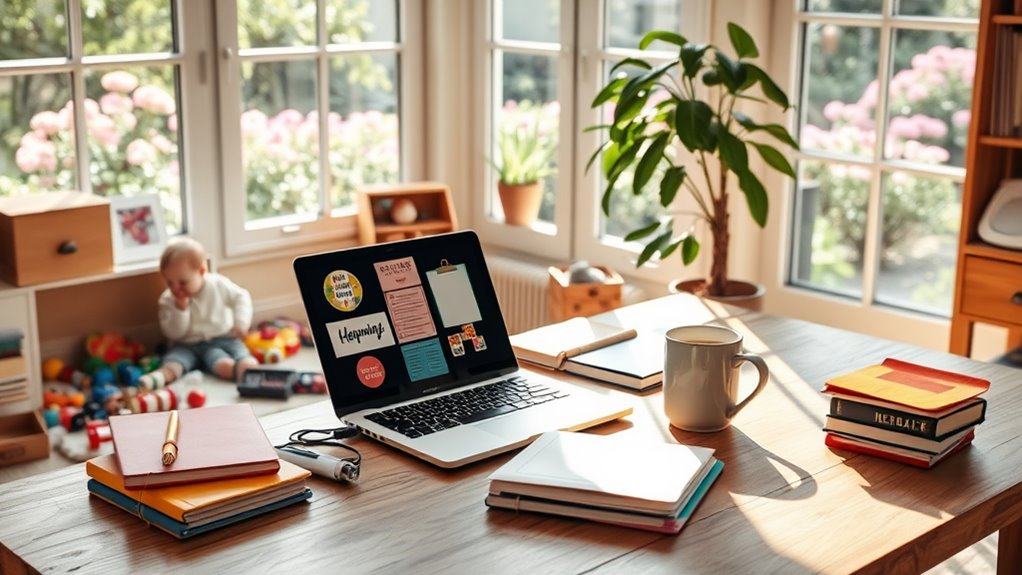 designated workspace for productivity