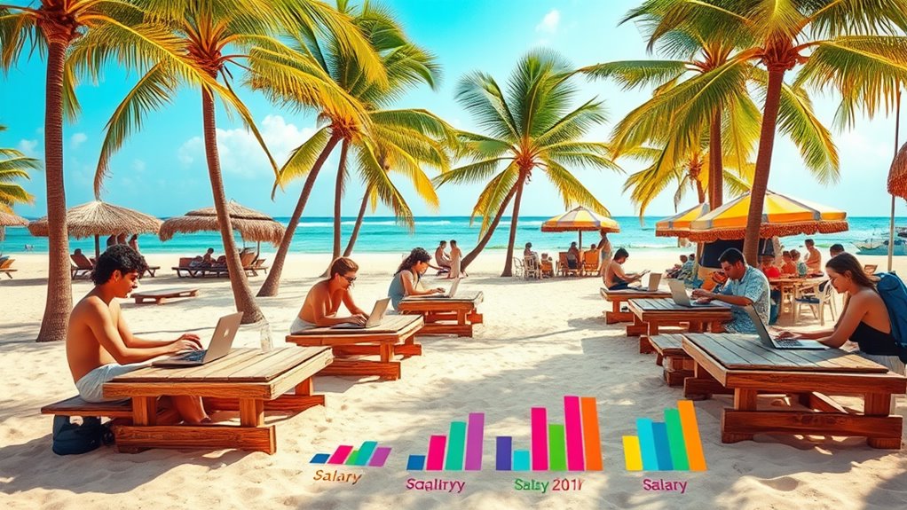 digital nomad salary factors