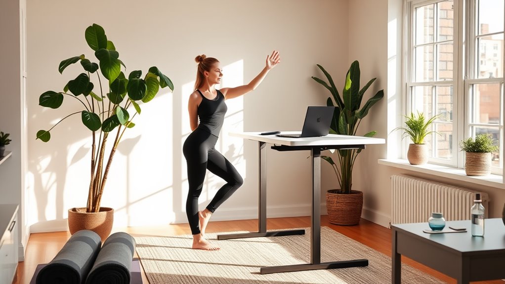 encourage movement in workspace