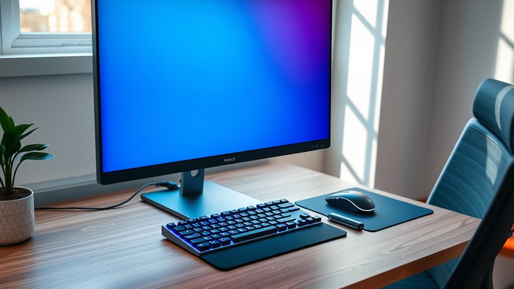 enhanced productivity with monitors