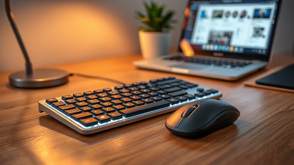 ergonomic customizable keyboard and mouse