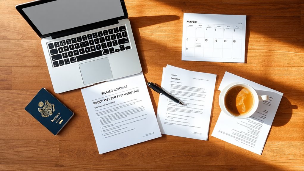 essential documents for application