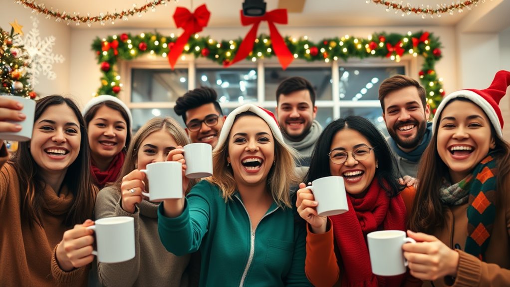 festive remote team bonding