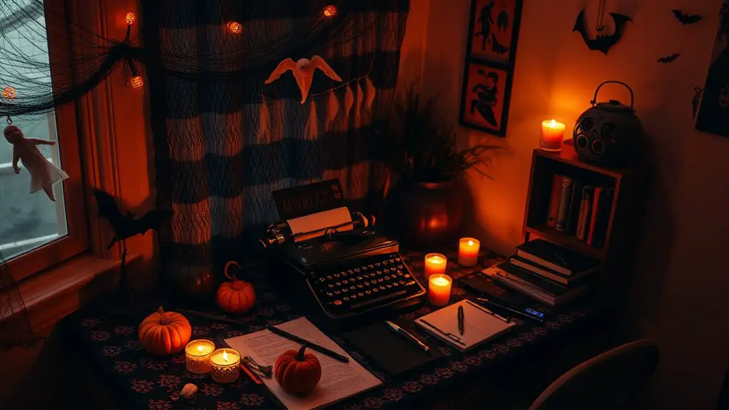 halloween themed home office ideas