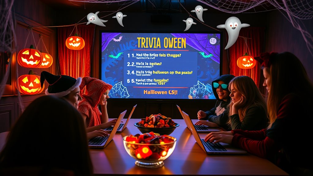 halloween trivia team challenge