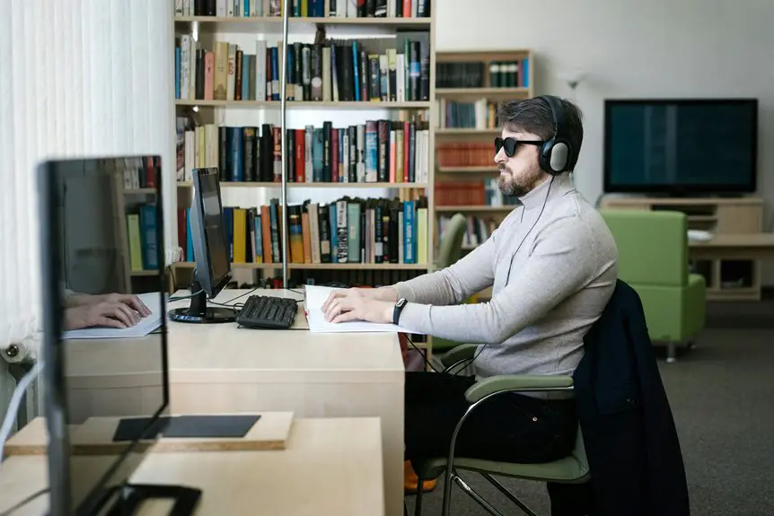 hide monitor in office