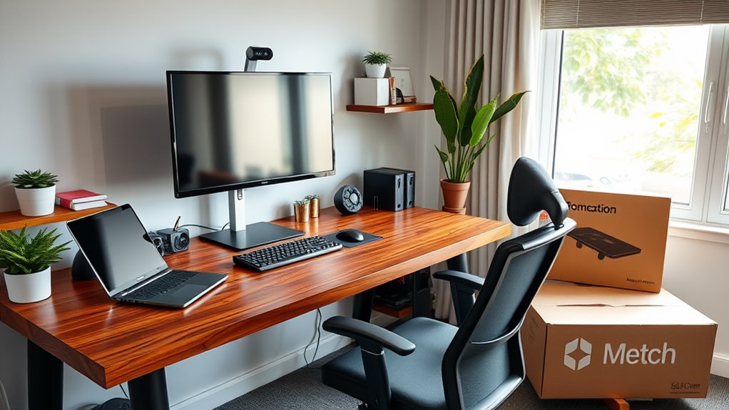 home office equipment support