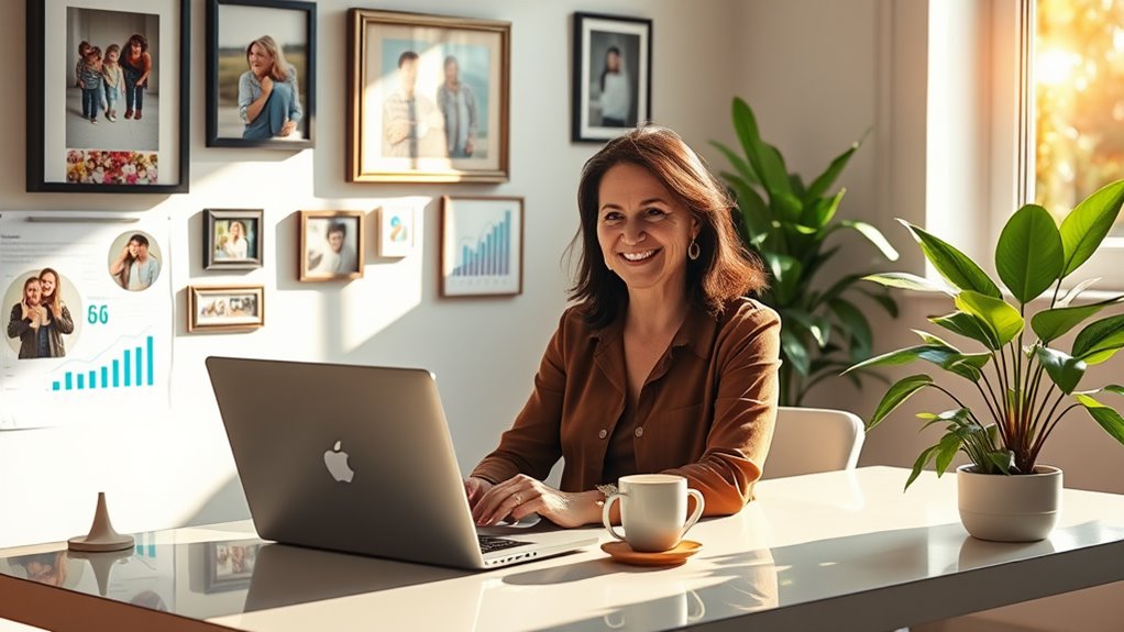 moms thriving in remote work