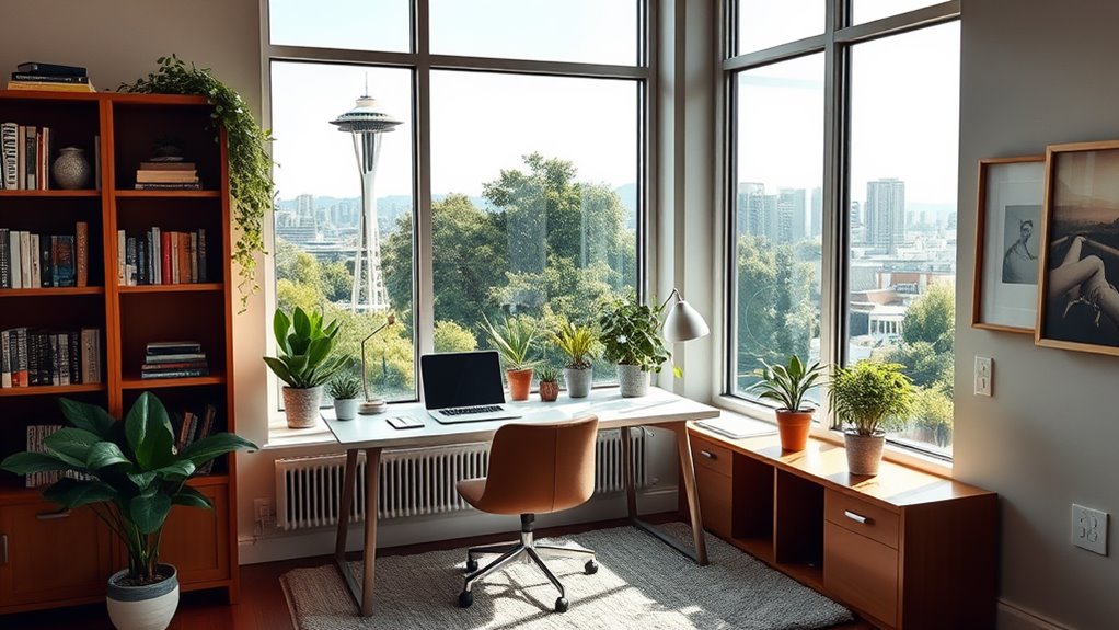 optimal home office location