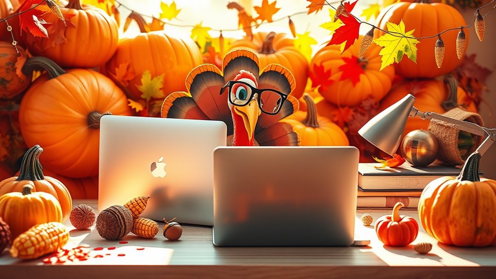 playful thanksgiving zoom backgrounds