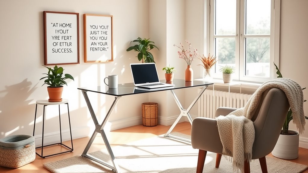 productive and comfortable workspace