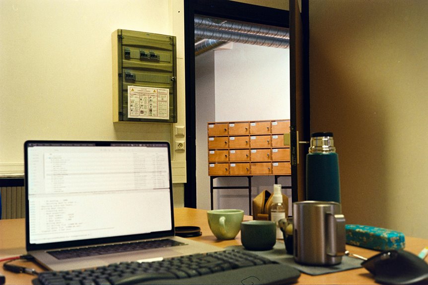 productive home office setup