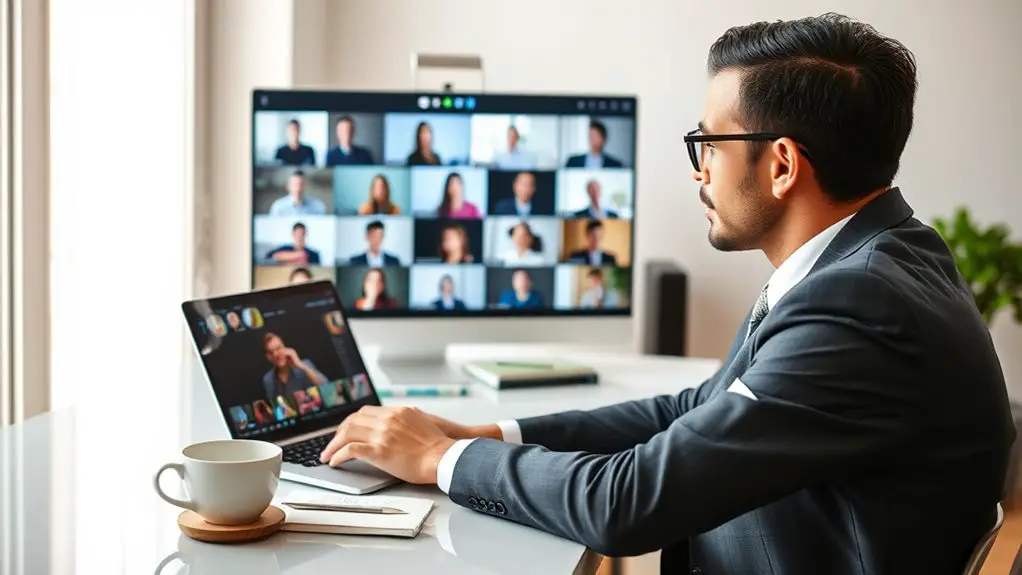 professional presence in meetings