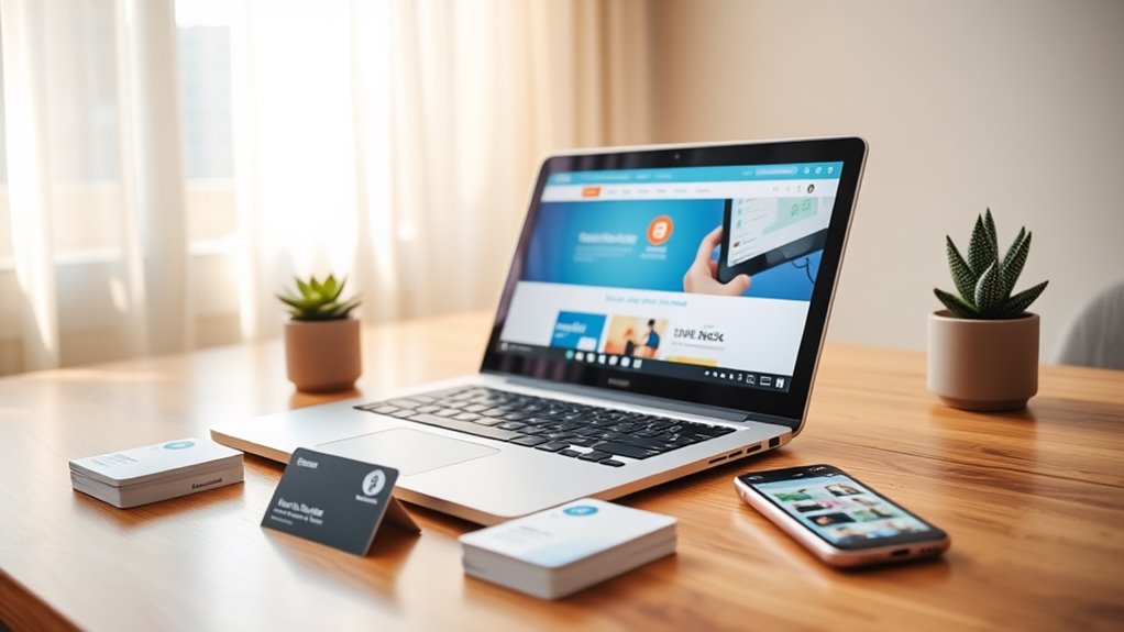 professional website indicates reliability