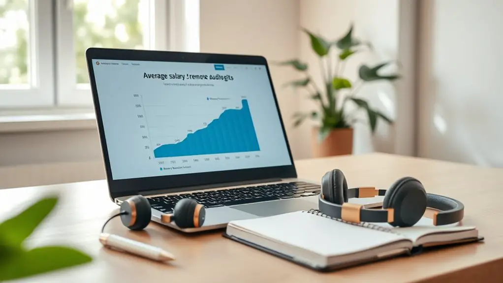 remote audiologists salary factors