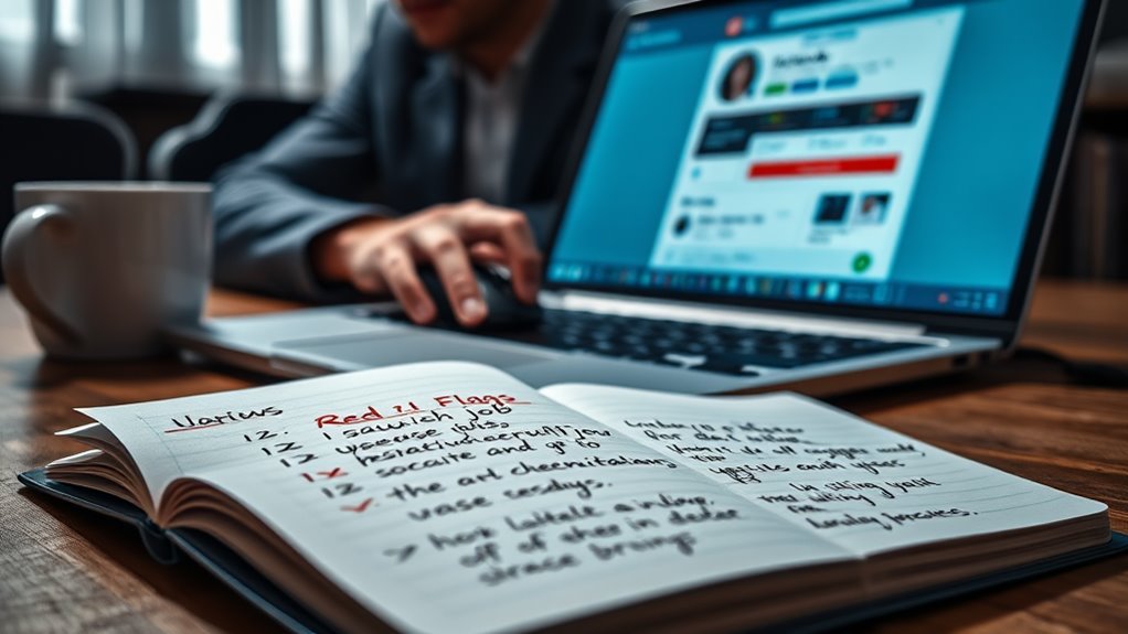 remote job scam warning signs