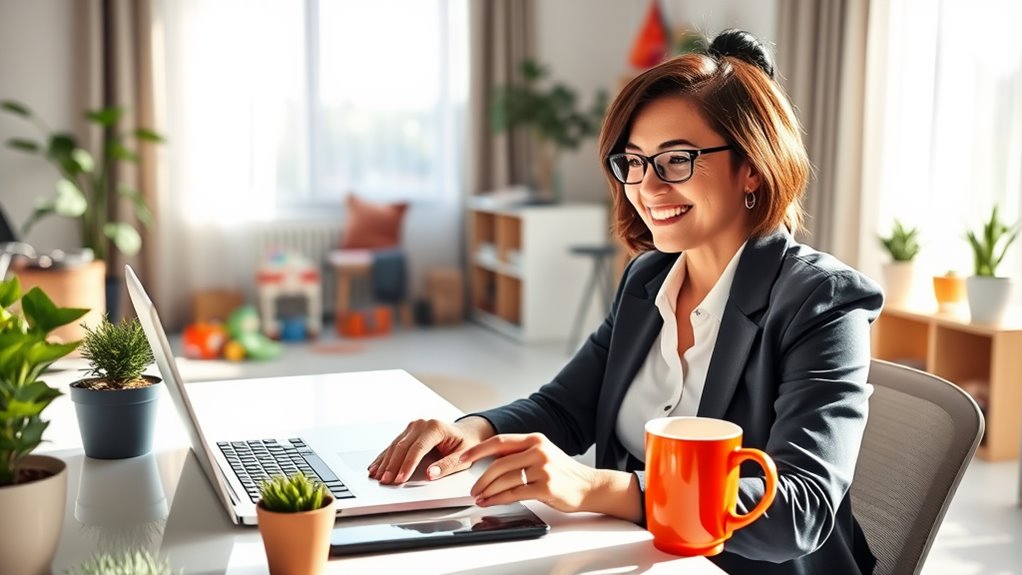 remote work empowers corporate moms