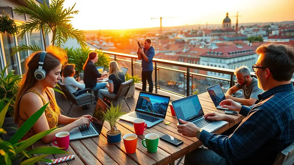 remote work lifestyle thriving