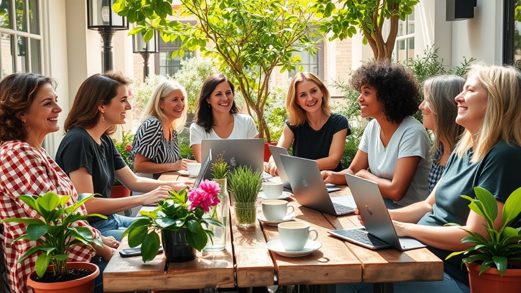 remote work mom network