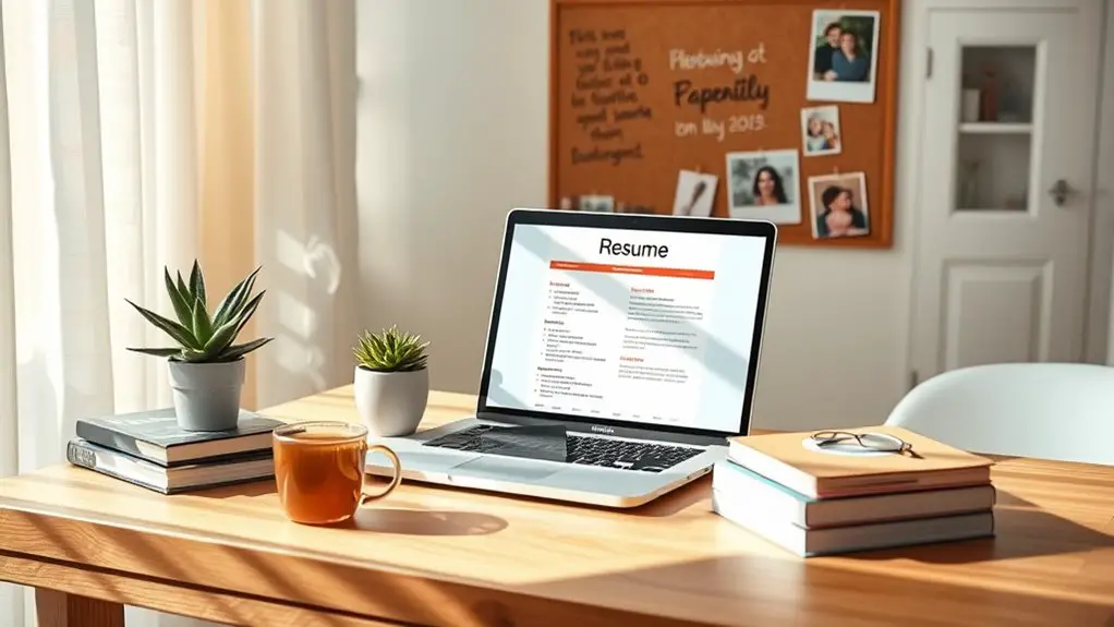 resume for remote transition