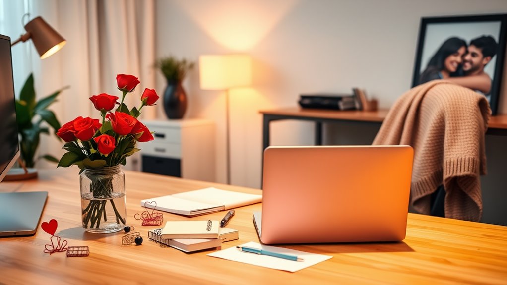 romantic home office decor