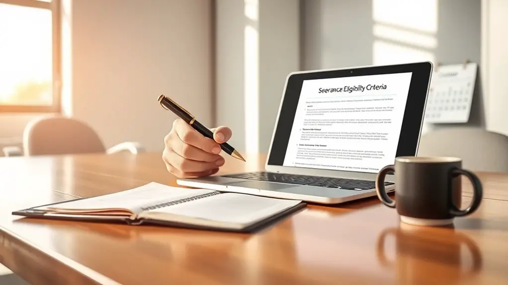 severance pay eligibility criteria